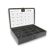 TITAN INDUSTRIAL SUPPLY 1275 Piece Grade 8 Fine Thread Bolt and Nut Drawer Assortment T1275D8FT